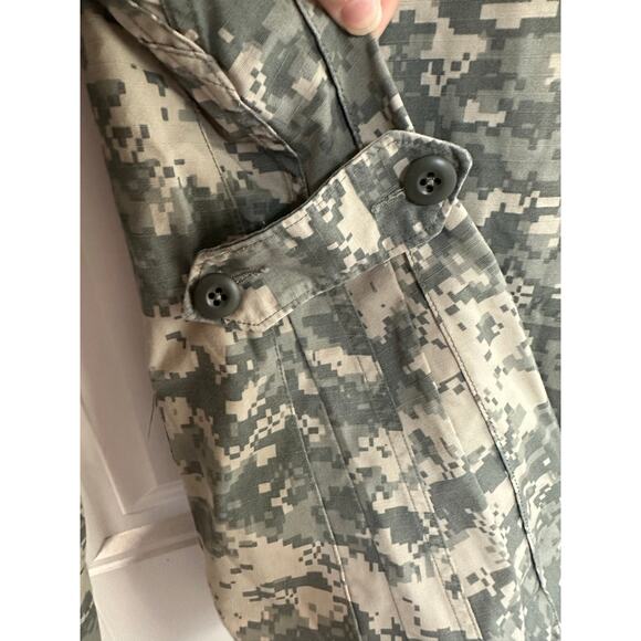 US Digital Camo Work Utility Uniform Coat Women 14 Maternity Hunting Adjustable - Picture 8 of 8